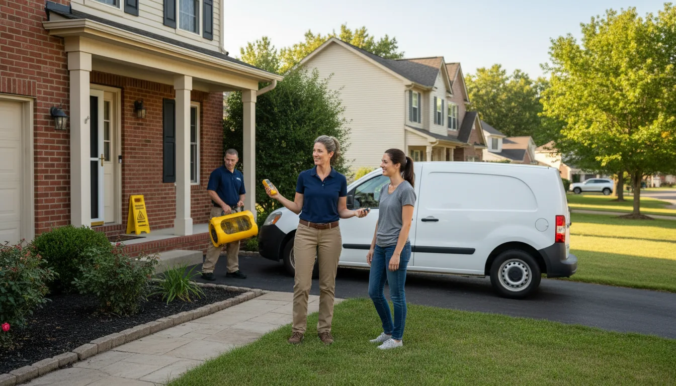 Residential water damage restoration in La Jara, CO